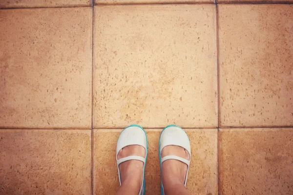 Selfie de zapatos —  Fotos de Stock