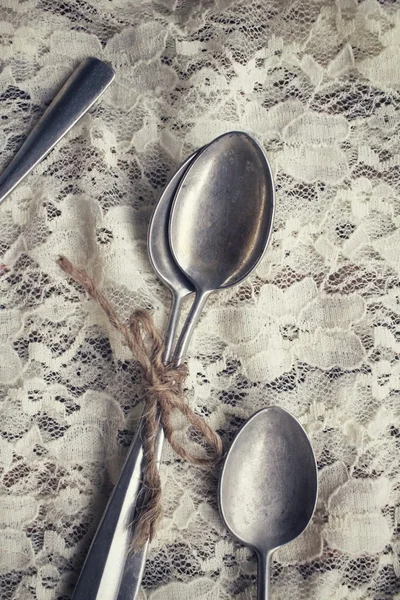 Vintage spoons — Stock Photo, Image