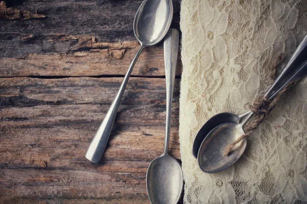 Vintage spoons — Stock Photo, Image