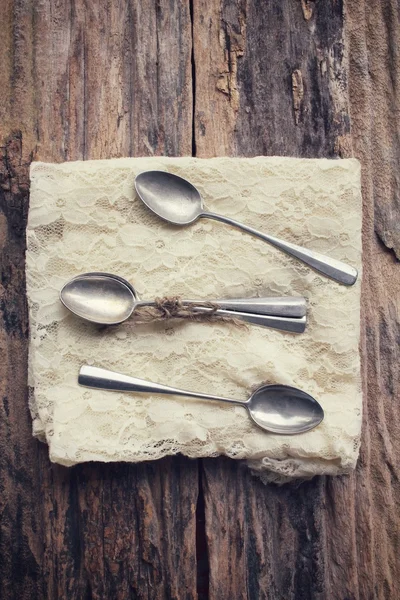 Vintage spoons — Stock Photo, Image