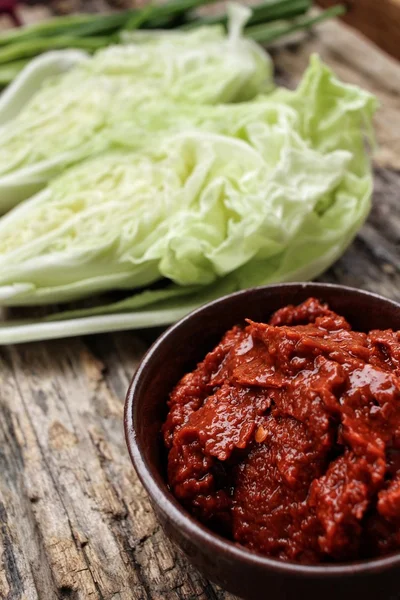 Kimchi comida coreana — Foto de Stock