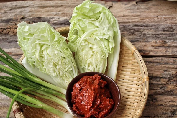 Kimchi comida coreana — Foto de Stock