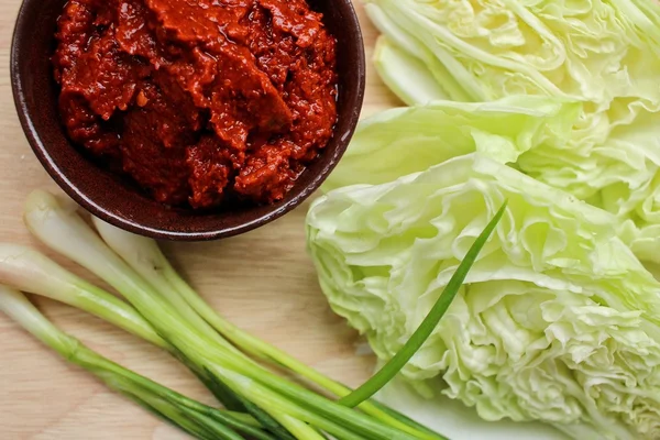 Kimchi comida coreana —  Fotos de Stock