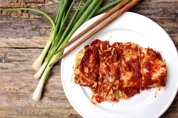 Kimchi Koreli gıda — Stok fotoğraf