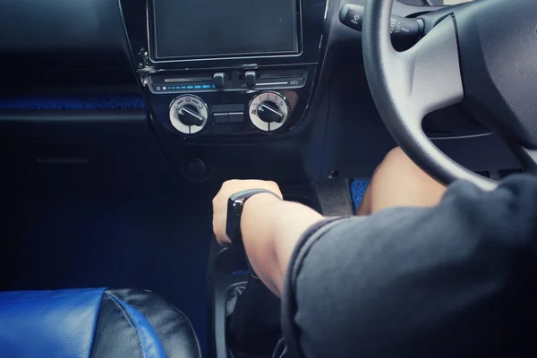 Driving car — Stock Photo, Image