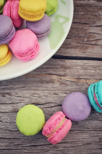 Macaroons franceses . — Fotografia de Stock