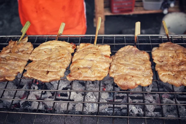 Bar-b-q eller bbq grill kött — Stockfoto