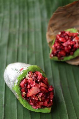 Muz Yaprak üzerinde Hint Tatlılar