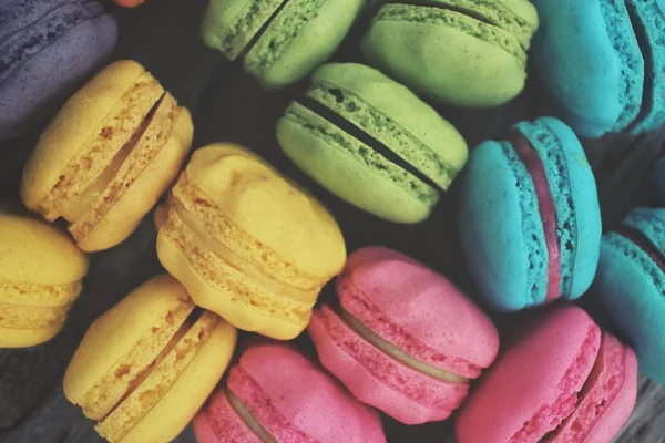 Macaroons franceses . — Fotografia de Stock