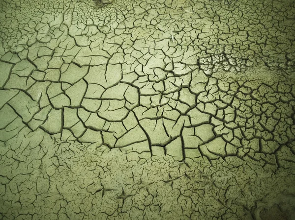 Ραγισμένα, ξηρό χώμα — Φωτογραφία Αρχείου
