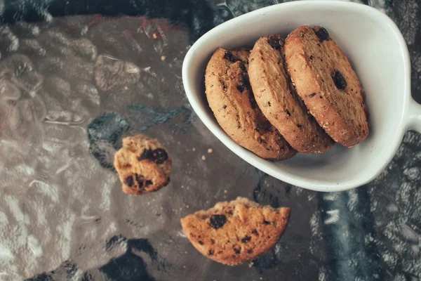 Chocolate chip cookies — Stock Photo, Image