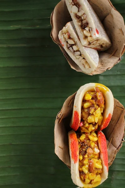 Muz Yaprak üzerinde Hint Tatlılar