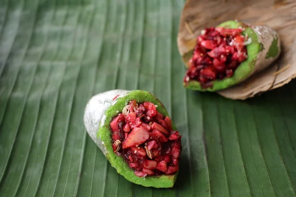 Muz Yaprak üzerinde Hint Tatlılar