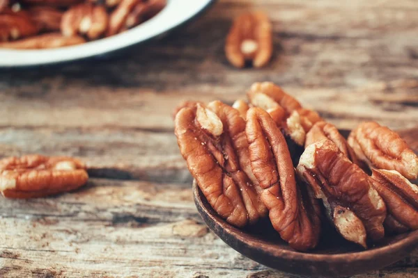 Primer plano de nueces de pacana — Foto de Stock