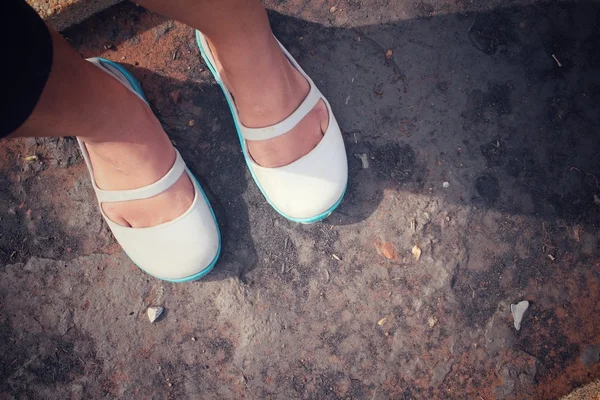 신발 selfie — 스톡 사진