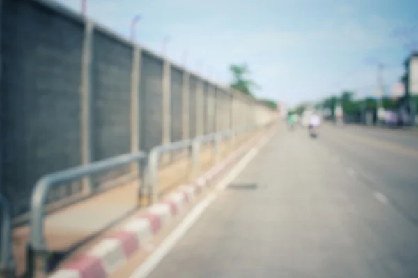 Blurred of car on road — Stock Photo, Image