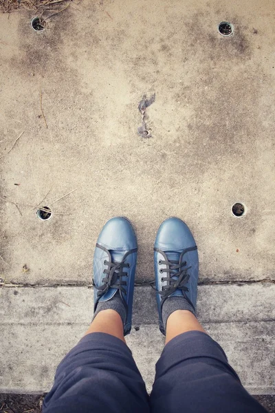 Selfie de zapatillas —  Fotos de Stock
