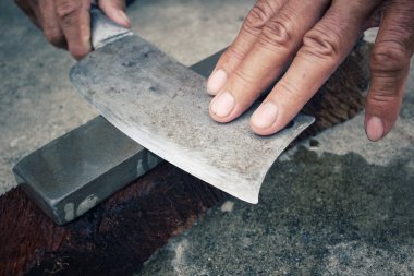 Vintage bıçak öğütücü 