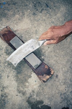 Vintage bıçak öğütücü 