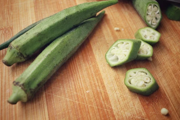 Okra — Stockfoto