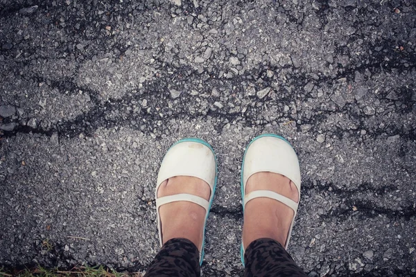 Selfie de zapatos —  Fotos de Stock