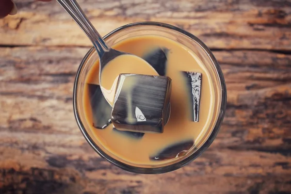 Koffie met gelei — Stockfoto