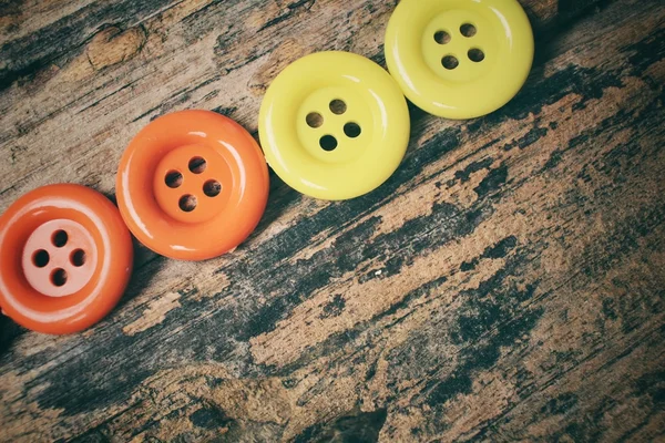 Ράψιμο πολύχρωμες κουμπιά — Φωτογραφία Αρχείου