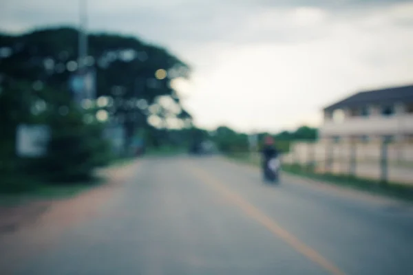 道路のオートバイのぼやけ — ストック写真