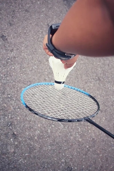 Badminton joueur — Photo