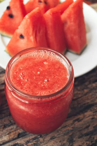 Watermelon smoothies — Stock Photo, Image