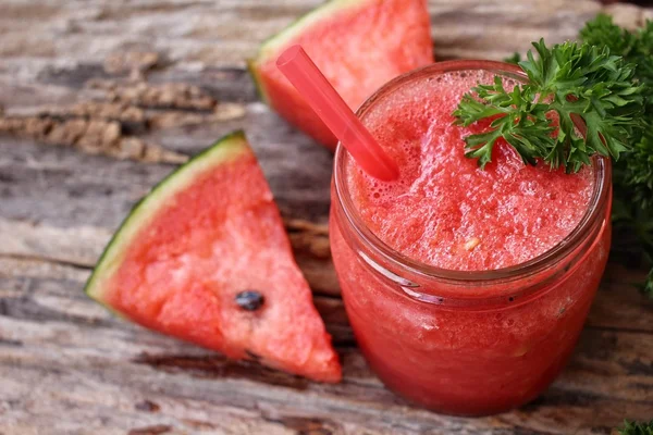 Vattenmelon smoothies — Stockfoto