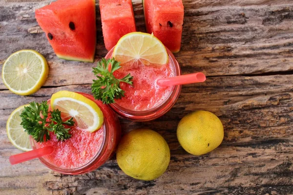 Watermelon smoothies — Stock Photo, Image