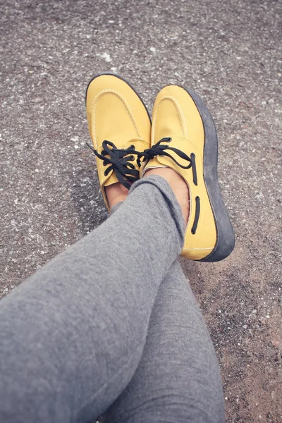 Selfie Ayakkabı — Stok fotoğraf