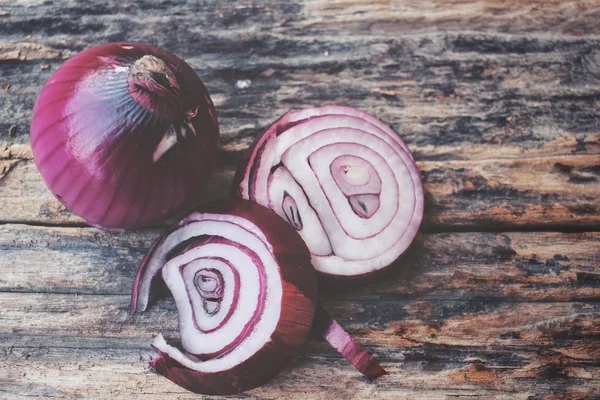 Rote Zwiebeln — Stockfoto