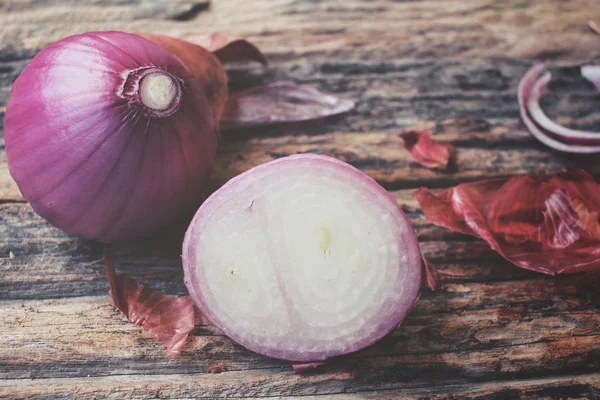 Rote Zwiebeln — Stockfoto