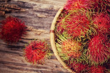 Tatlı meyve rambutan