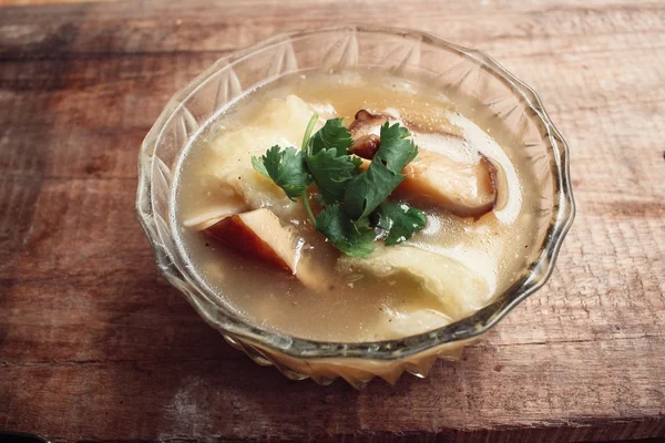 Sopa china o sopa de pescado maw — Foto de Stock