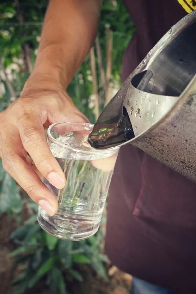 Drink water — Stock Photo, Image