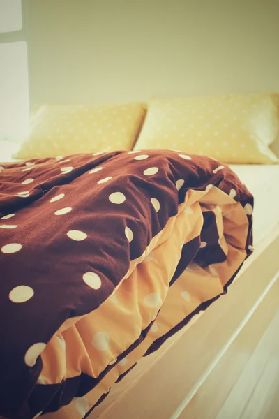Otel yatak yastık — Stok fotoğraf