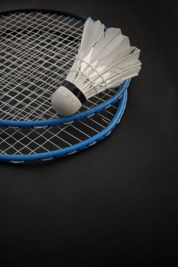 Shuttlecocks badminton raket ile