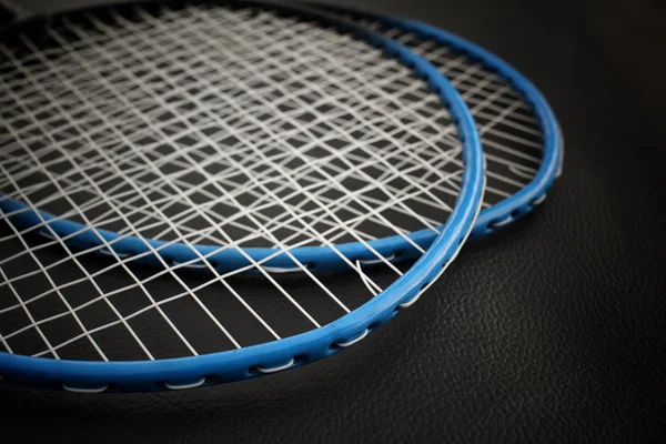 Badmintonracketen – stockfoto