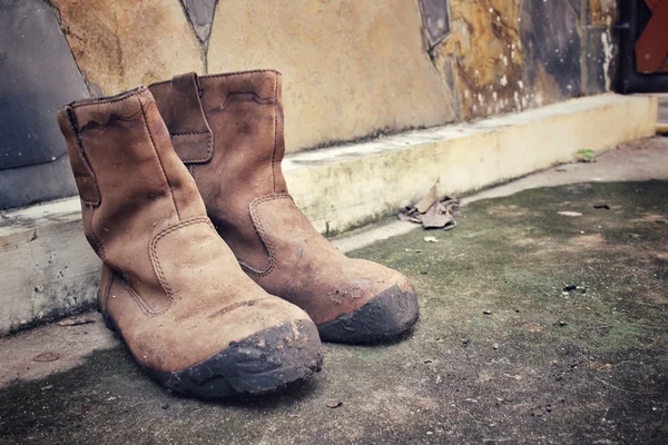 Botas velhas — Fotografia de Stock