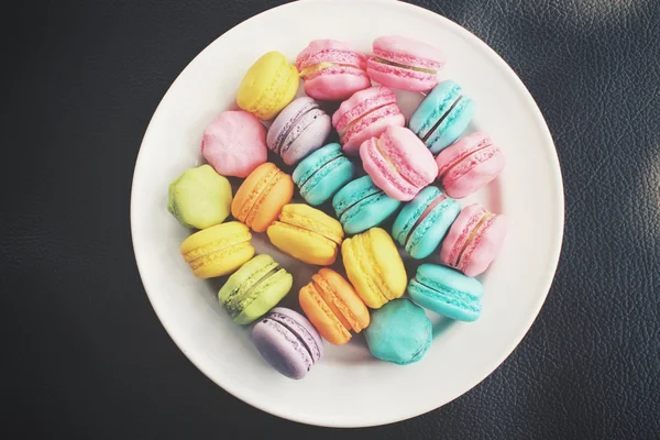 Macaroons franceses . — Fotografia de Stock