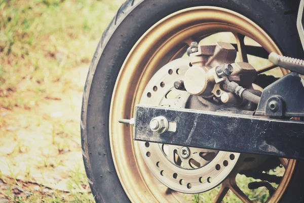 Motorradscheibenbremse. — Stockfoto