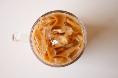 Buzlu kahve bir yakın çekim