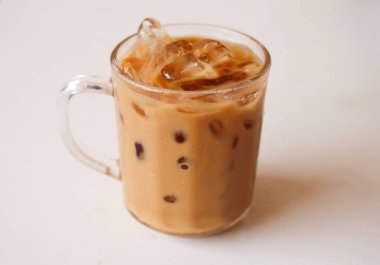 Buzlu kahve bir yakın çekim