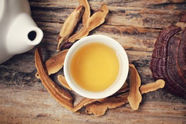 Ganoderma Lucidium çay - Ling zhi mantar.