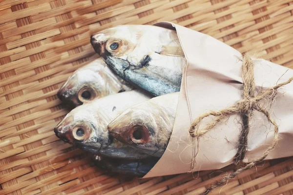 Sušené solené ryby — Stock fotografie