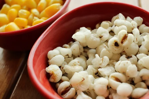 Job's tears with corn seeds — Stock Photo, Image