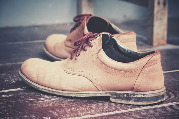 Leather shoes — Stock Photo, Image